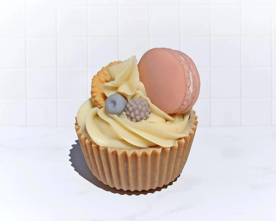 Jabón de Cupcake con Macarrón - Mar Amoli
