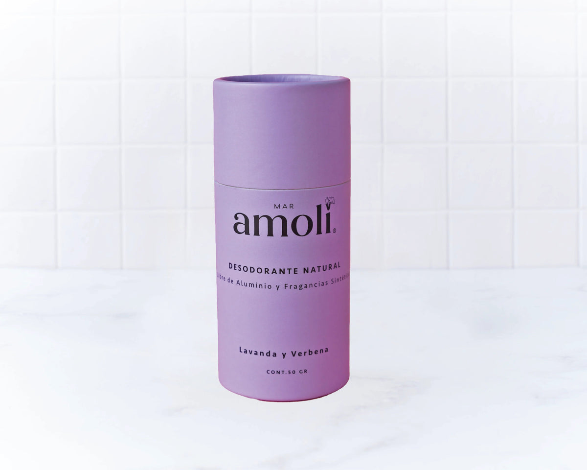 Desodorante Natural de Lavanda y Verbena de Mar Amoli