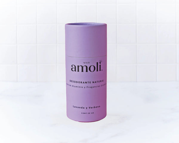 Desodorante Natural de Lavanda y Verbena de Mar Amoli