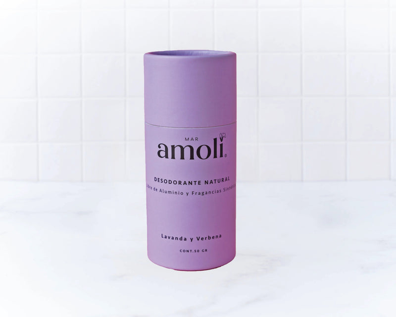 Desodorante Natural de Lavanda y Verbena de Mar Amoli