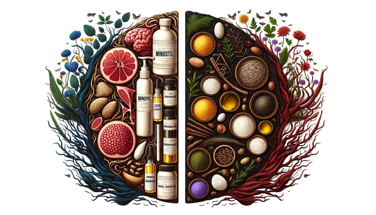 Minoxidil vs. Shampoo Sólido Natural: Una Comparativa Para el Crecimiento del Cabello - Mar Amoli