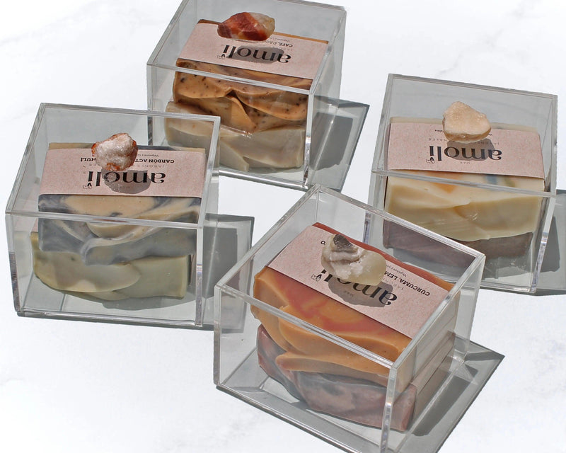 Caja de Acrílico con Ónix Chica - Mar Amoli
