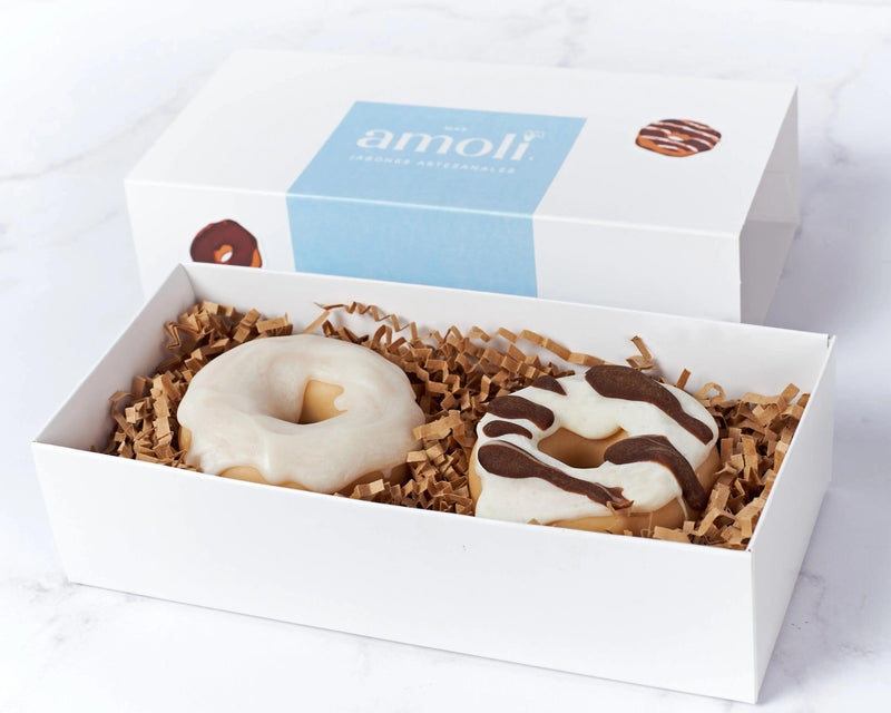 Caja de Donas - Mar Amoli Jabones Artesanales Mexicanos Libres de Tóxicos Veganos y Ecológicos