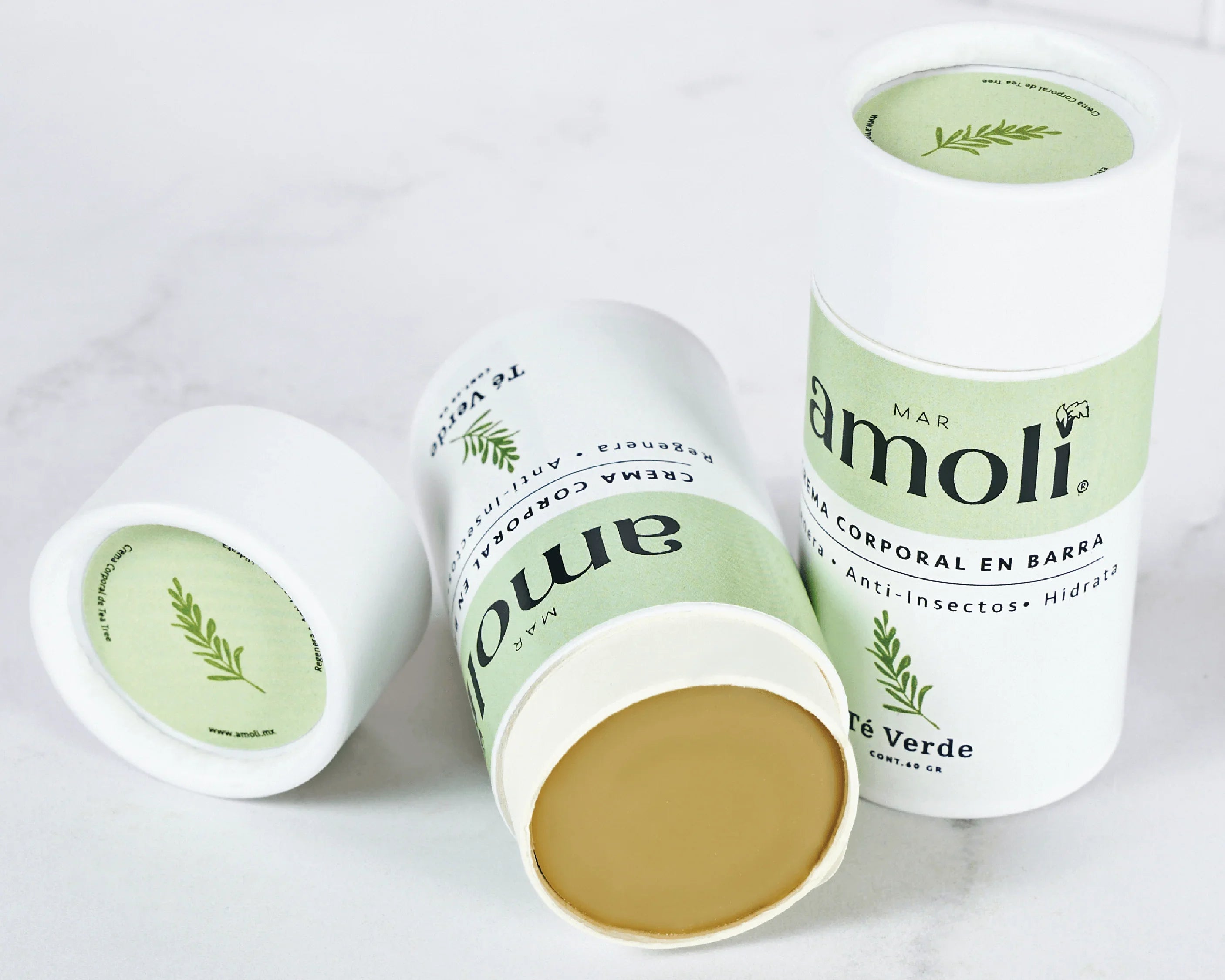 Crema Sólida de Té Verde - Mar Amoli