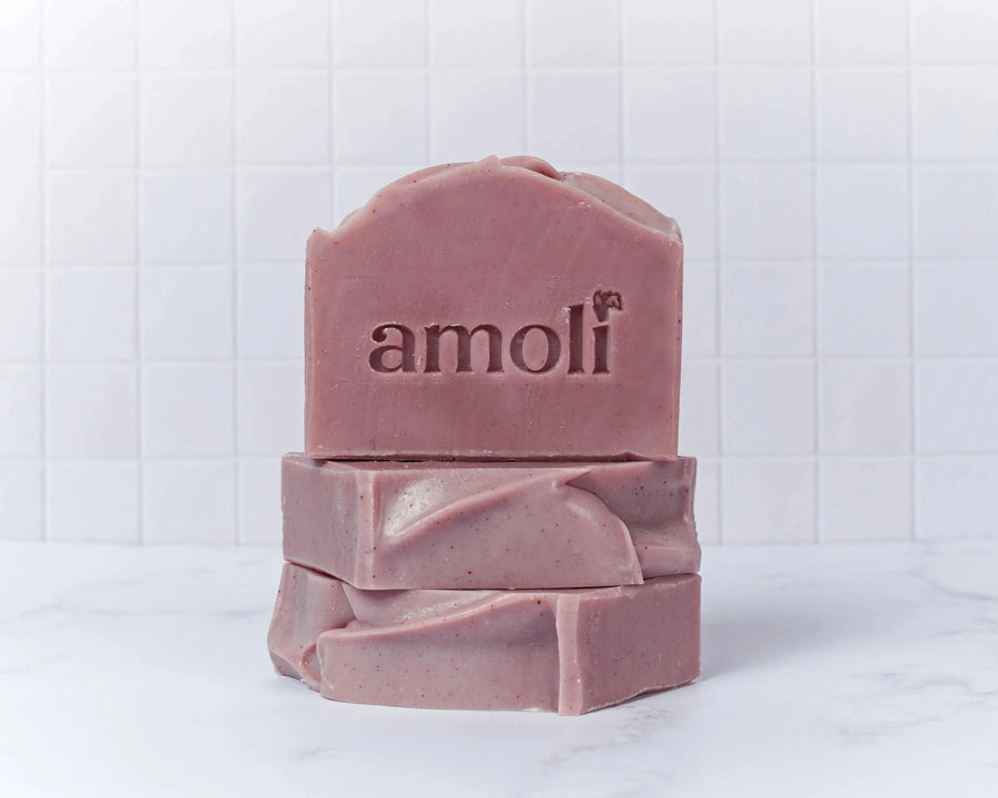 Jabón de Barro Morado y Lavanda - Mar Amoli