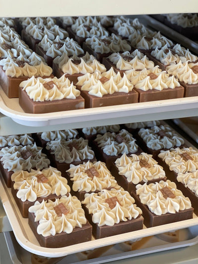 Jabón de Brownie - Mar Amoli Jabones Artesanales Mexicanos Libres de Tóxicos Veganos y Ecológicos