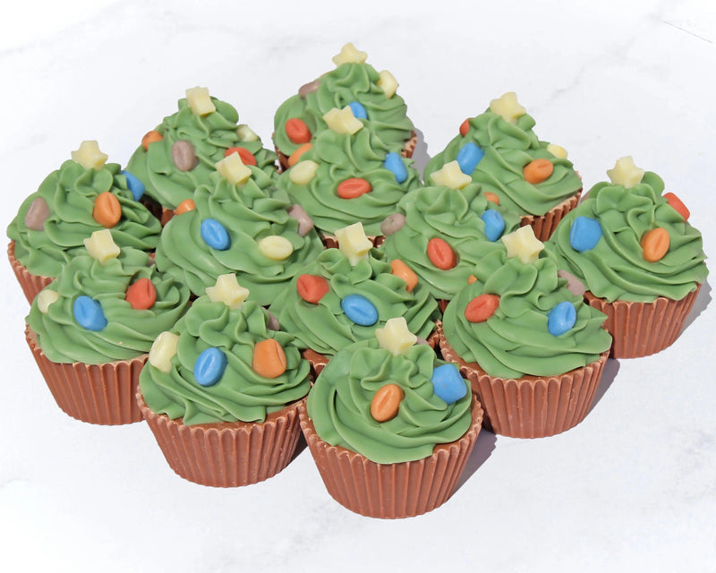 Jabón de Cupcake Navideño - Mar Amoli Jabones Artesanales Mexicanos Libres de Tóxicos Veganos y Ecológicos
