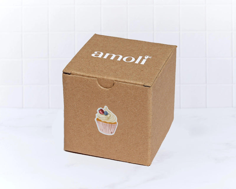 Jabón de Cupcake con Macarrón - Mar Amoli Jabones Artesanales Mexicanos Libres de Tóxicos Veganos y Ecológicos