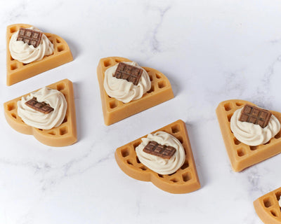 Jabón de Waffle - Mar Amoli Jabones Artesanales Mexicanos Libres de Tóxicos Veganos y Ecológicos