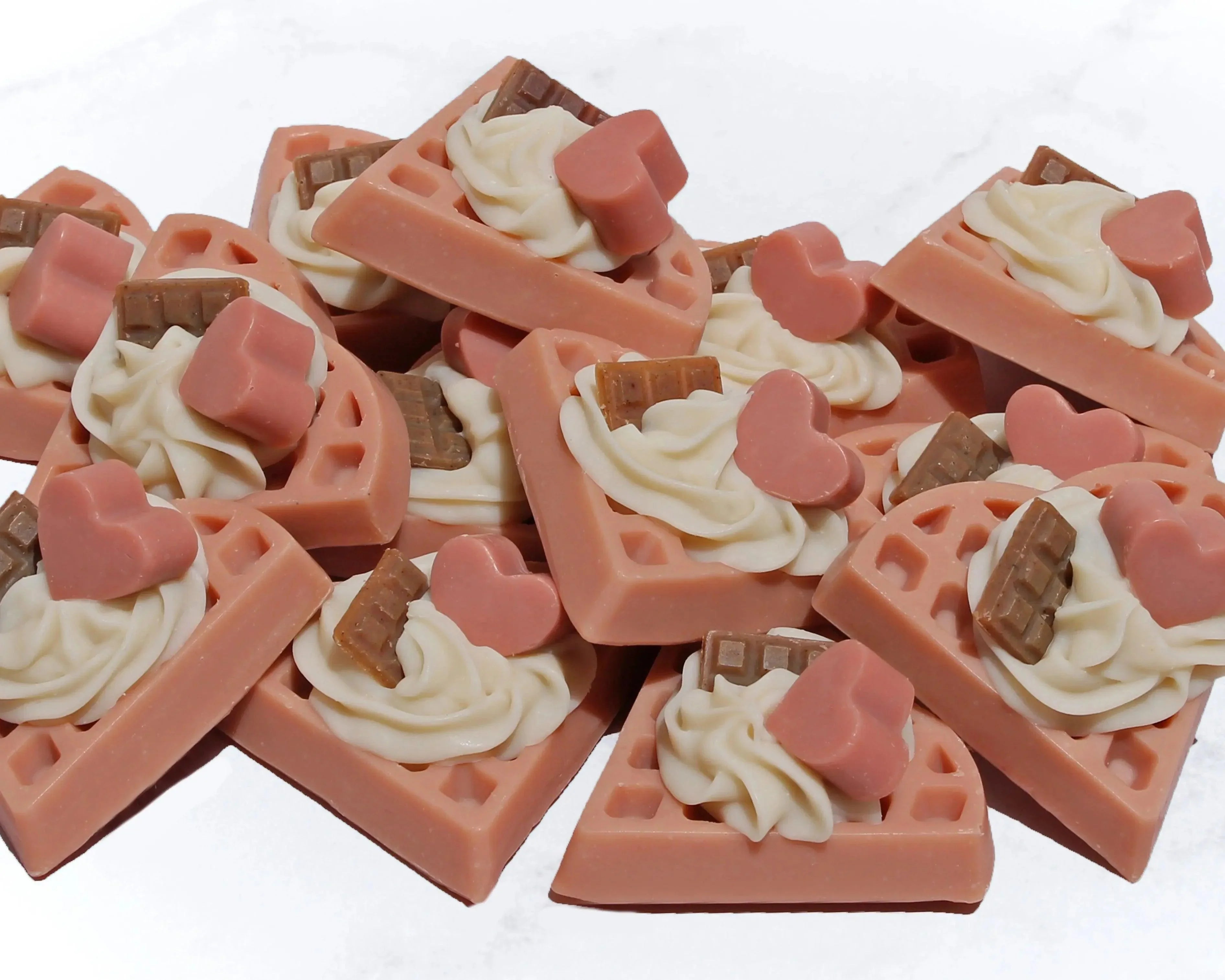Jabón de Waffle Corazón - Mar Amoli