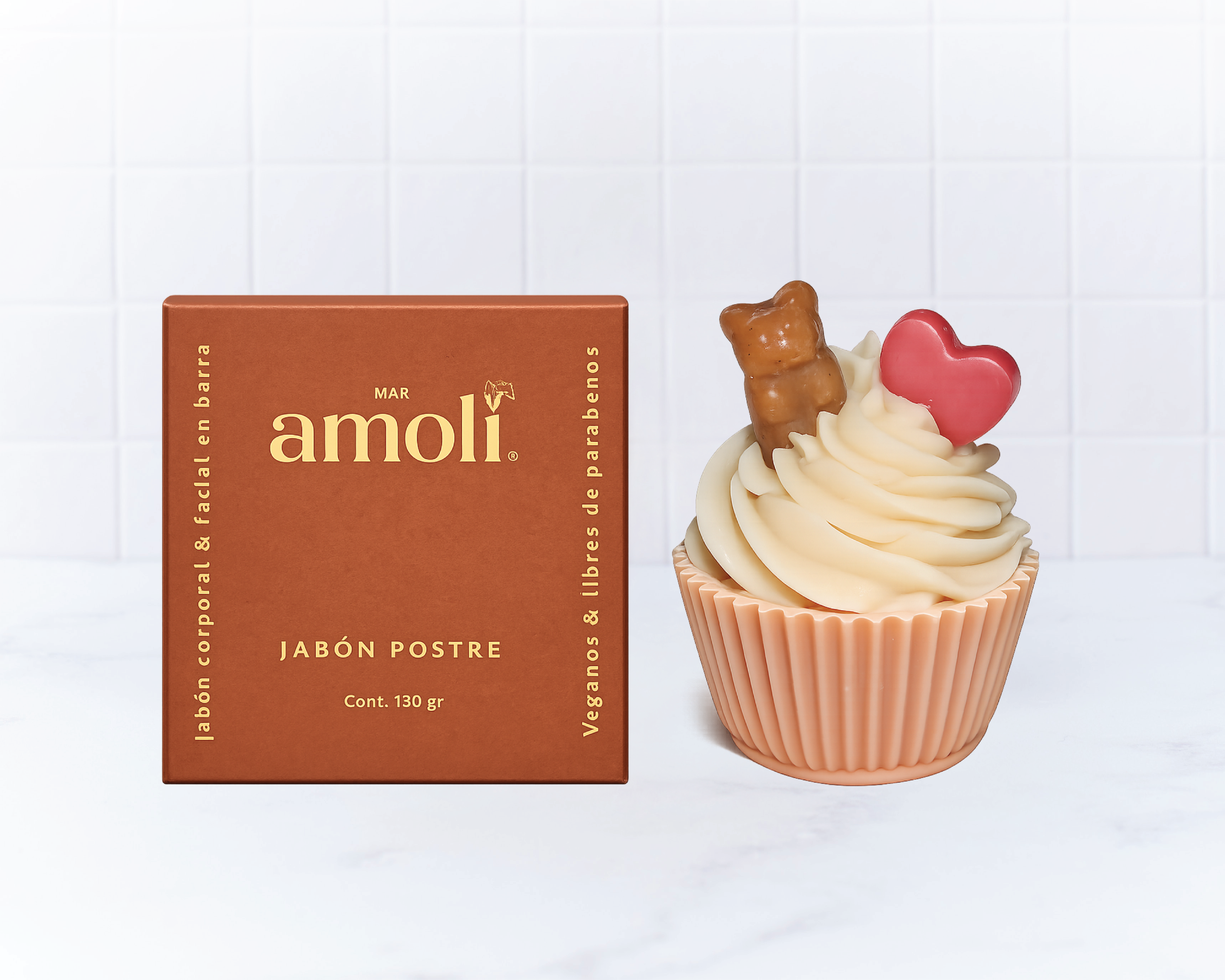 Jabón de Cupcake San Valentín