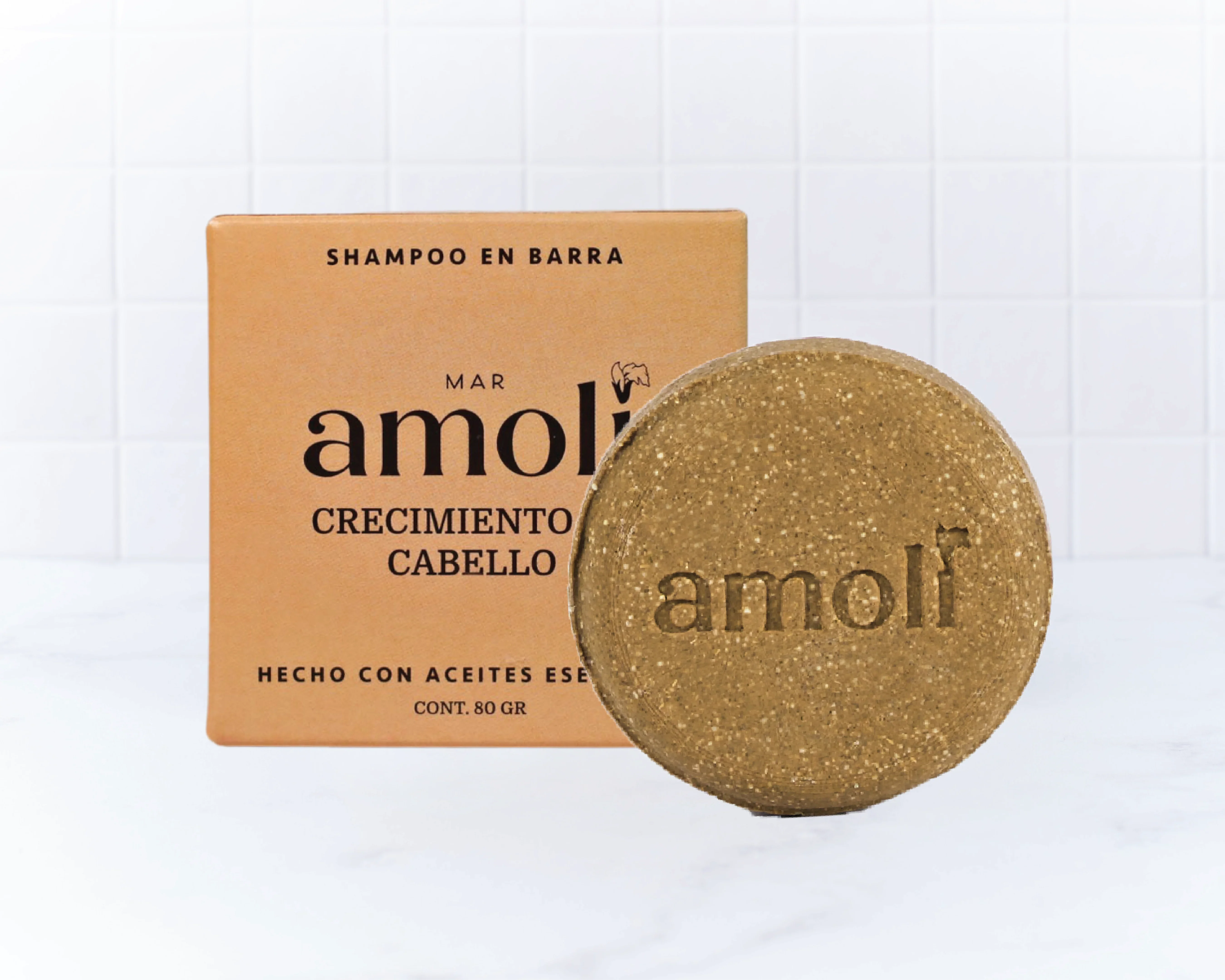 Shampoo Sólido para Crecimiento de Cabello | Shampoo | Mar Amoli