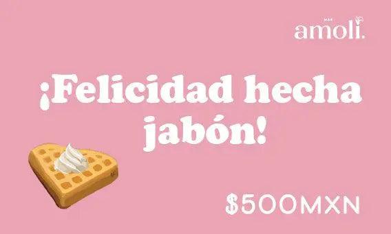 Tarjeta Electrónica de Regalo Mar Amoli - Mar Amoli Jabones Artesanales Mexicanos Libres de Tóxicos Veganos y Ecológicos